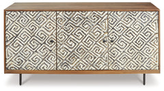 Furniture City Laplace - Ashley Furniture - Kerrings Accent Cabinet - Accent Cabinet / Brown/Black/White - A4000258
