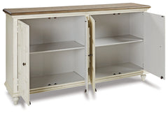 Furniture City Laplace - Ashley Furniture - Roranville Accent Cabinet - Accent Cabinet / Antique White - A4000268