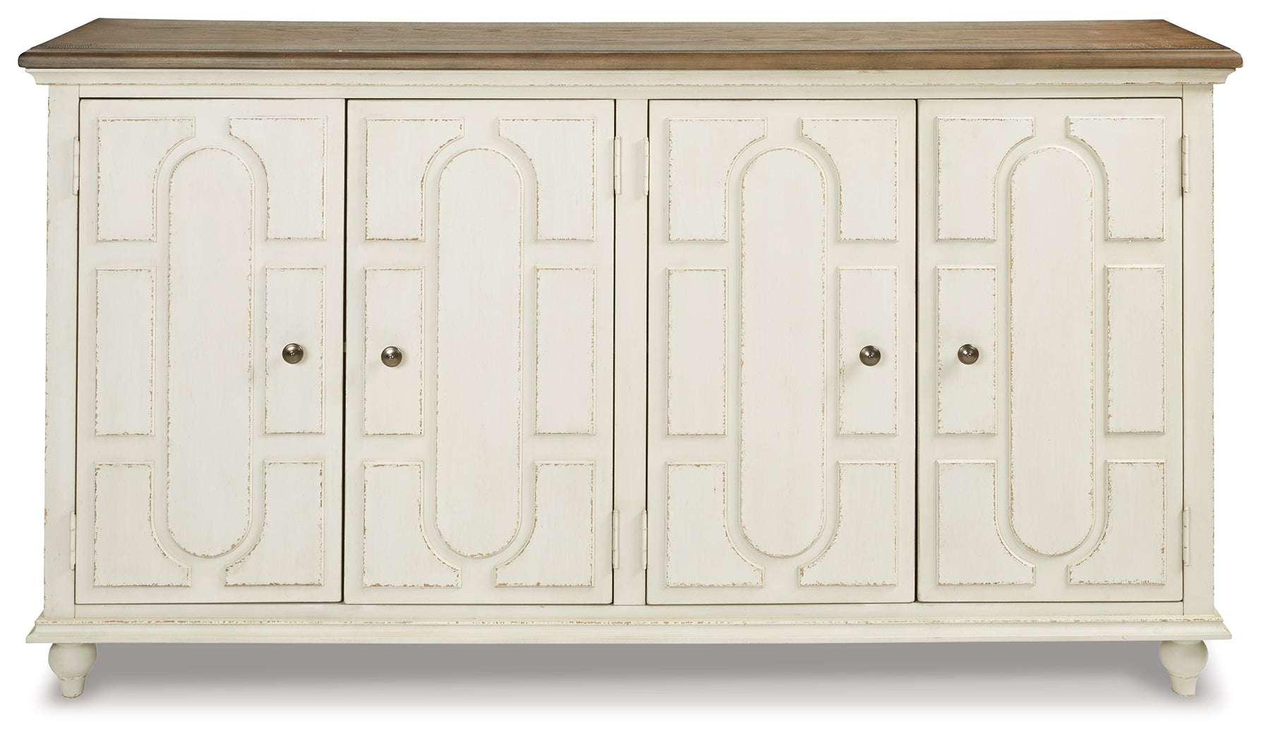Furniture City Laplace - Ashley Furniture - Roranville Accent Cabinet - Accent Cabinet / Antique White - A4000268