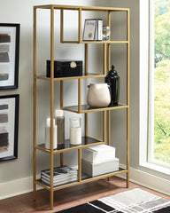 Furniture City Laplace - Ashley Furniture - Frankwell Bookcase - Bookcase / Brown/Black - A4000021