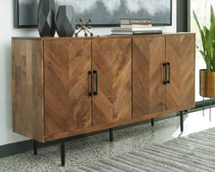 Furniture City Laplace - Ashley Furniture - Prattville Accent Cabinet - Accent Cabinet / Brown - A4000308