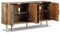 Furniture City Laplace - Ashley Furniture - Prattville Accent Cabinet - Accent Cabinet / Brown - A4000308