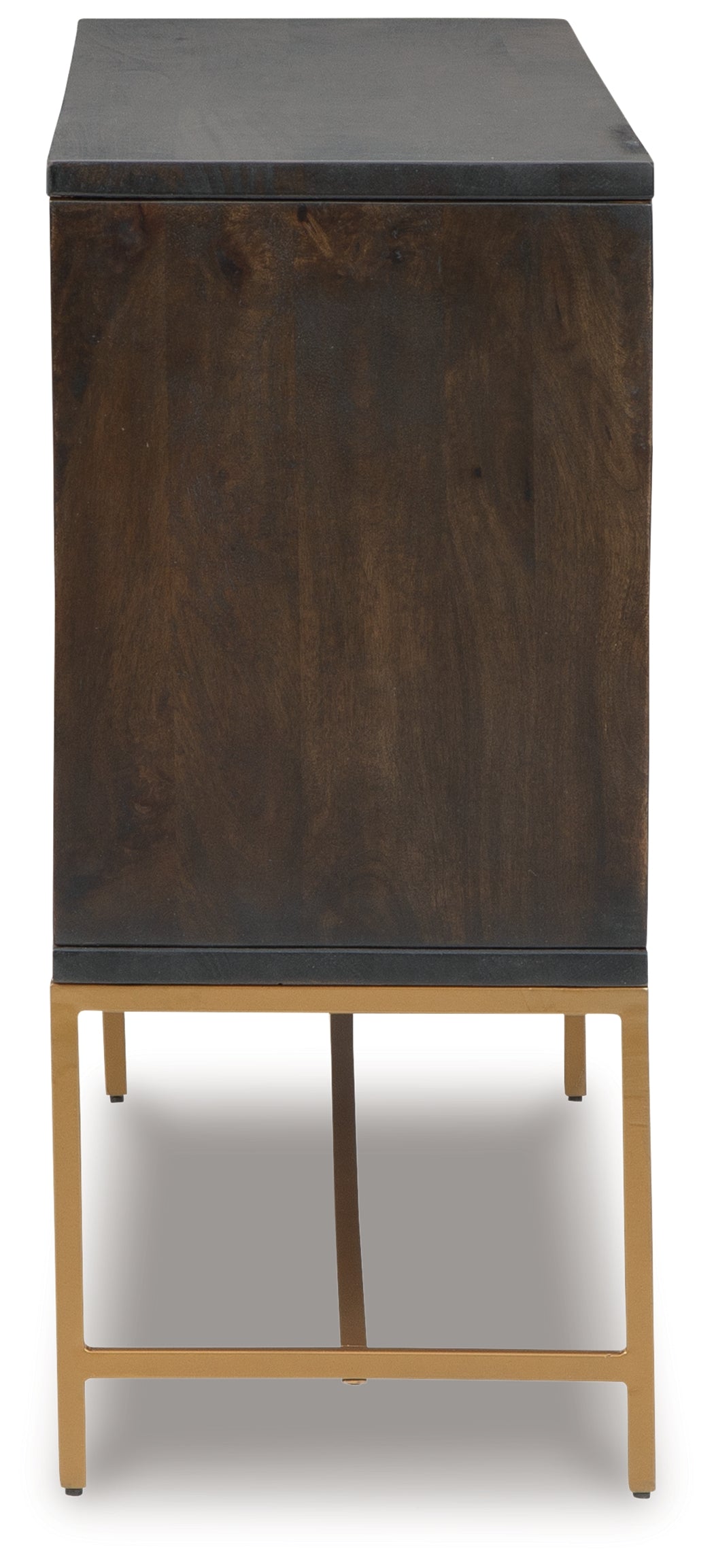 Furniture City Laplace - Ashley Furniture - Elinmore Accent Cabinet - Accent Cabinet / Brown/Gold Finish - A4000316