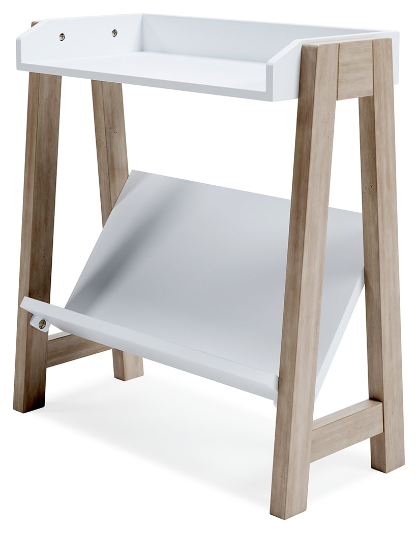 Furniture City Laplace - Ashley Furniture - Blariden Bookcase - Small Bookcase / White/Tan - A4000361