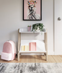 Furniture City Laplace - Ashley Furniture - Blariden Bookcase - Small Bookcase / White/Tan - A4000361
