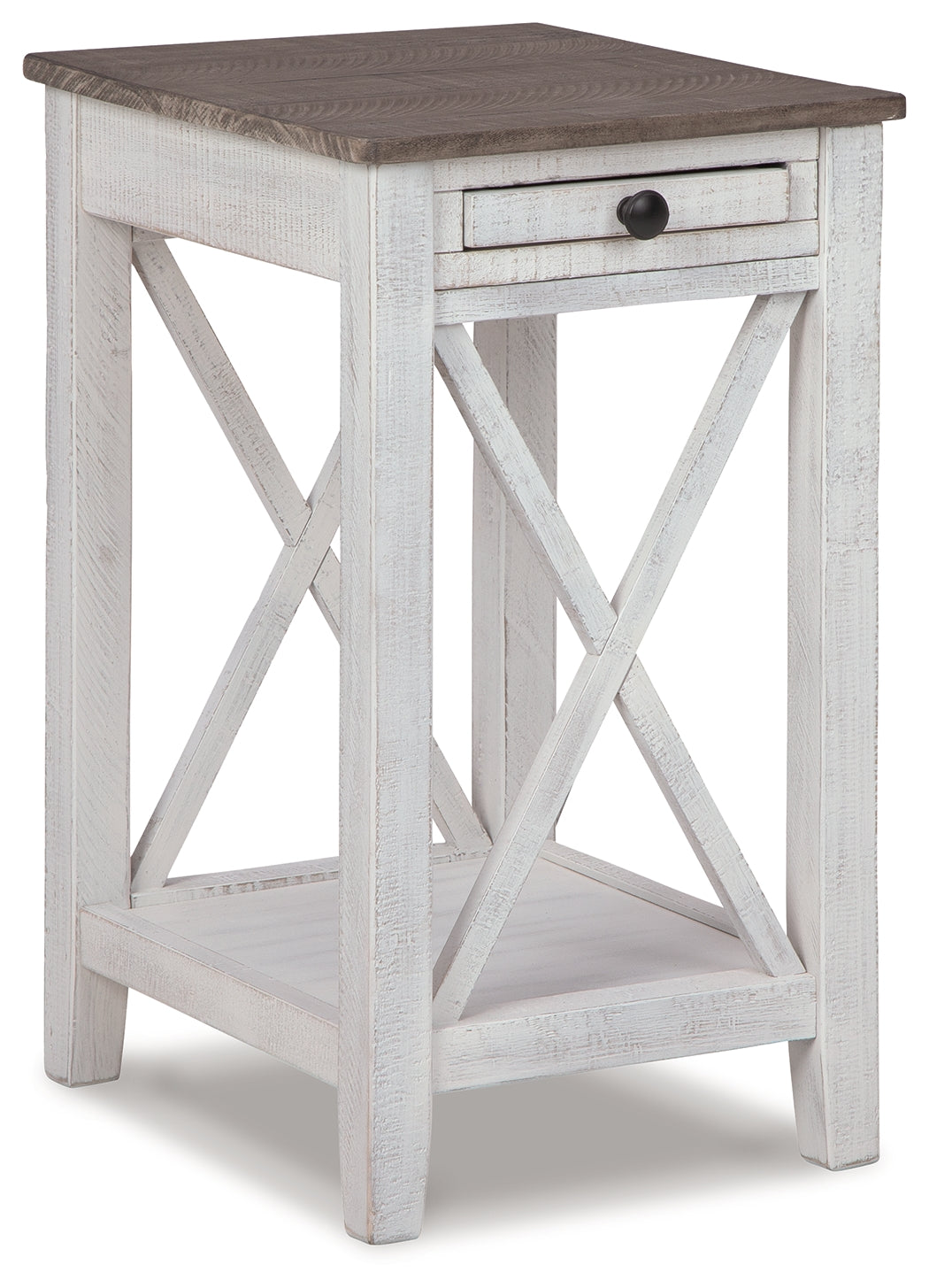 Furniture City Laplace - Ashley Furniture - Adalane Accent Table - Accent Table / White/Gray - A4000374