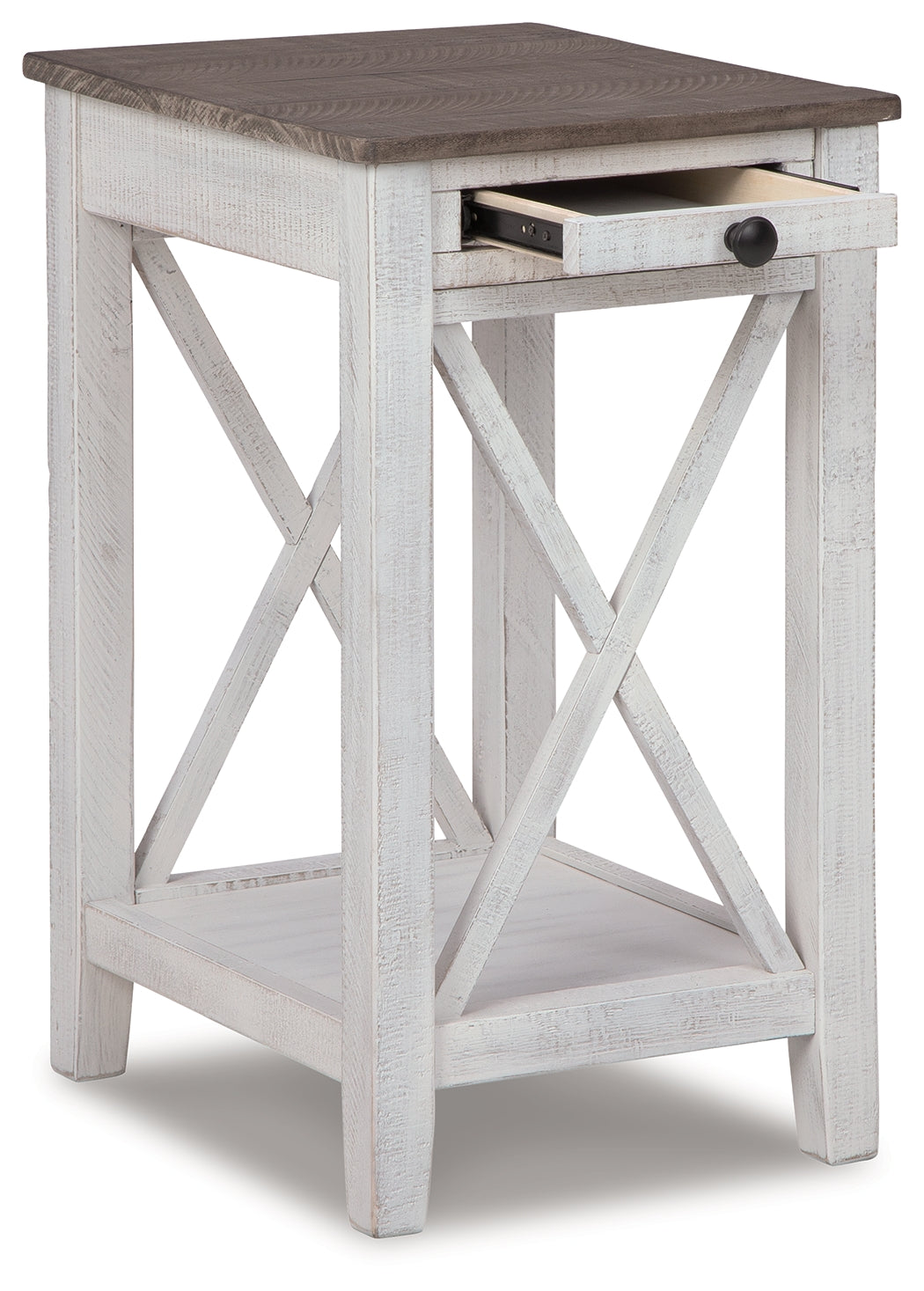 Furniture City Laplace - Ashley Furniture - Adalane Accent Table - Accent Table / White/Gray - A4000374