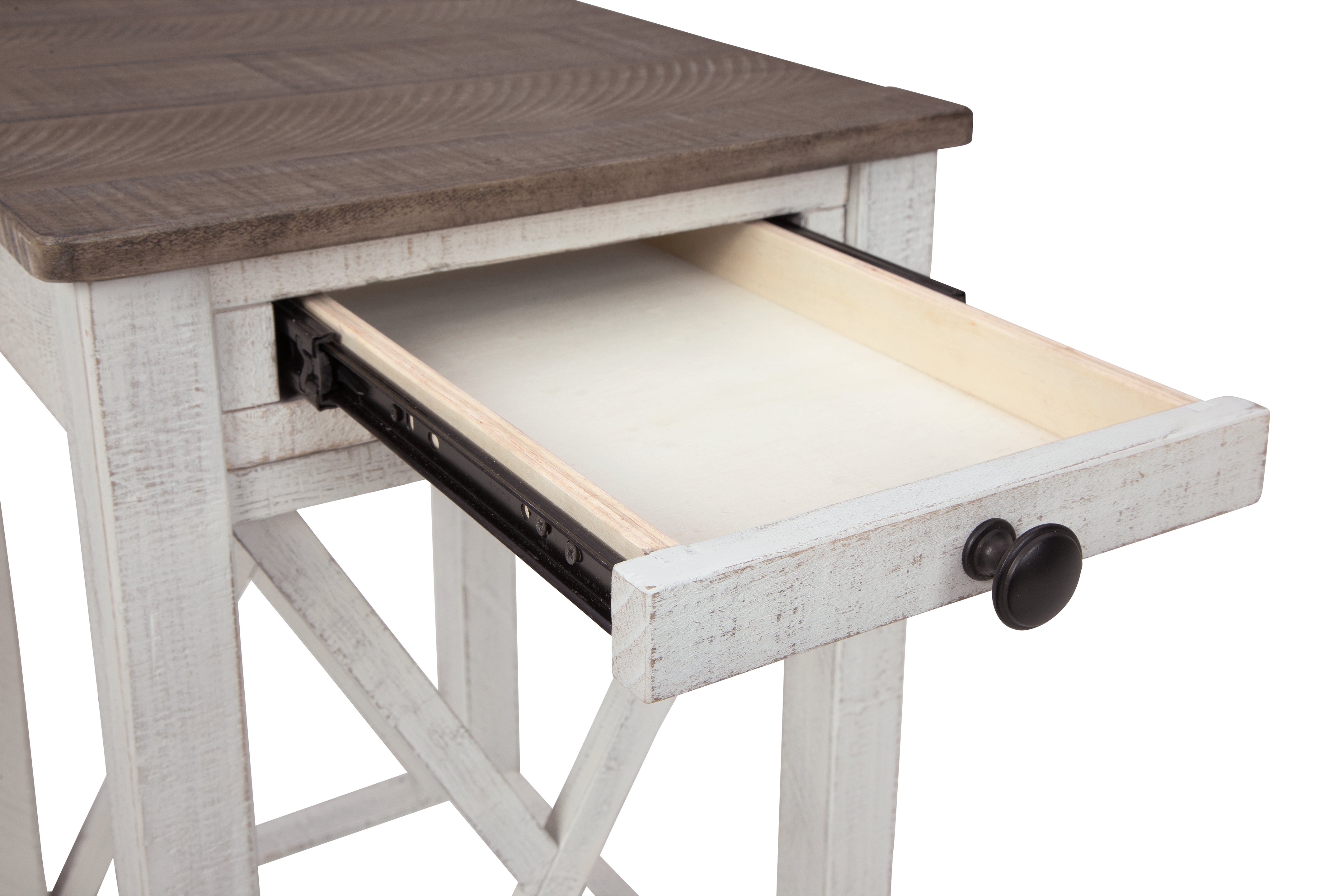 Furniture City Laplace - Ashley Furniture - Adalane Accent Table - Accent Table / White/Gray - A4000374