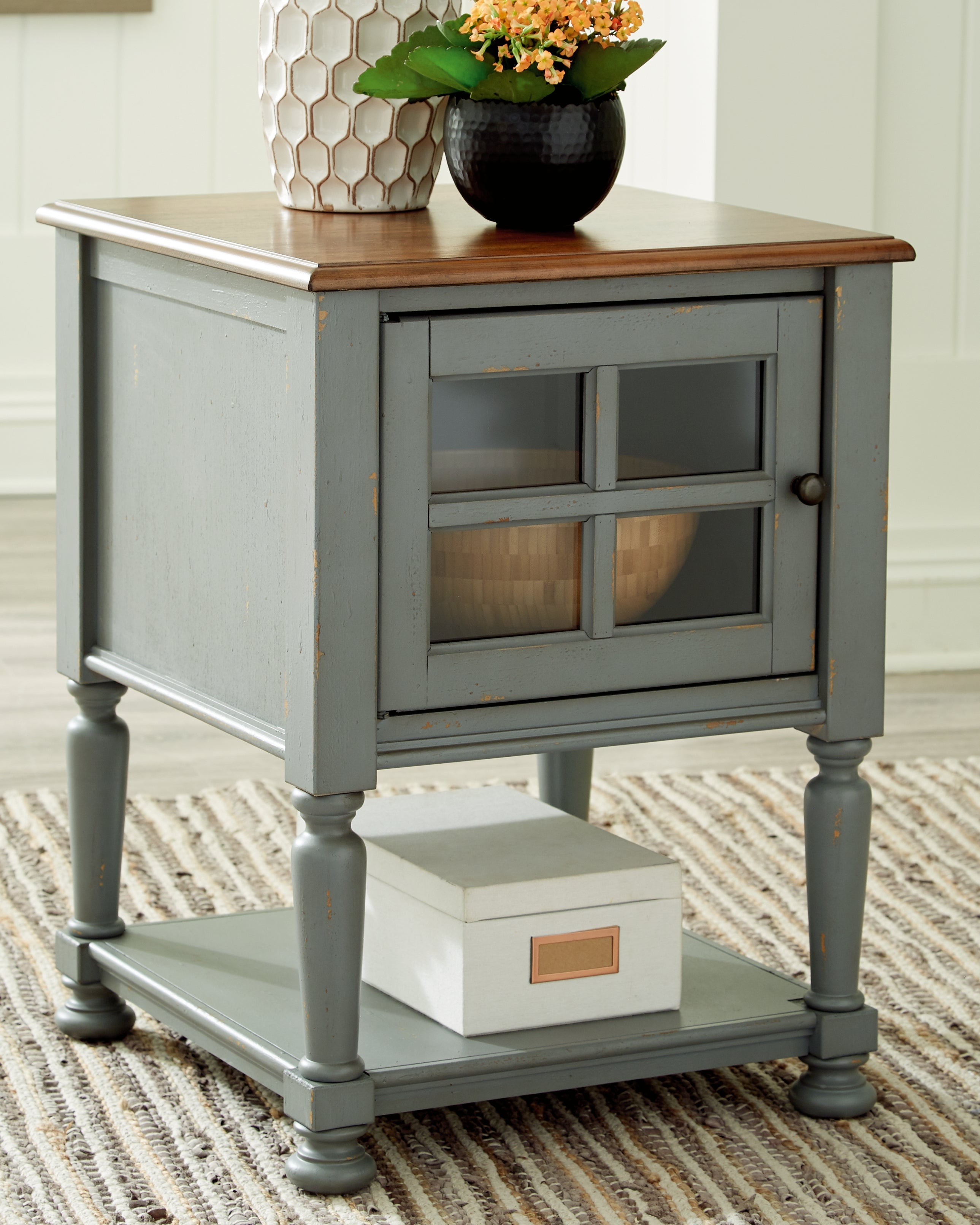 Furniture City Laplace - Ashley Furniture - Mirimyn Accent Cabinet - Accent Cabinet / Gray/Brown - A4000382
