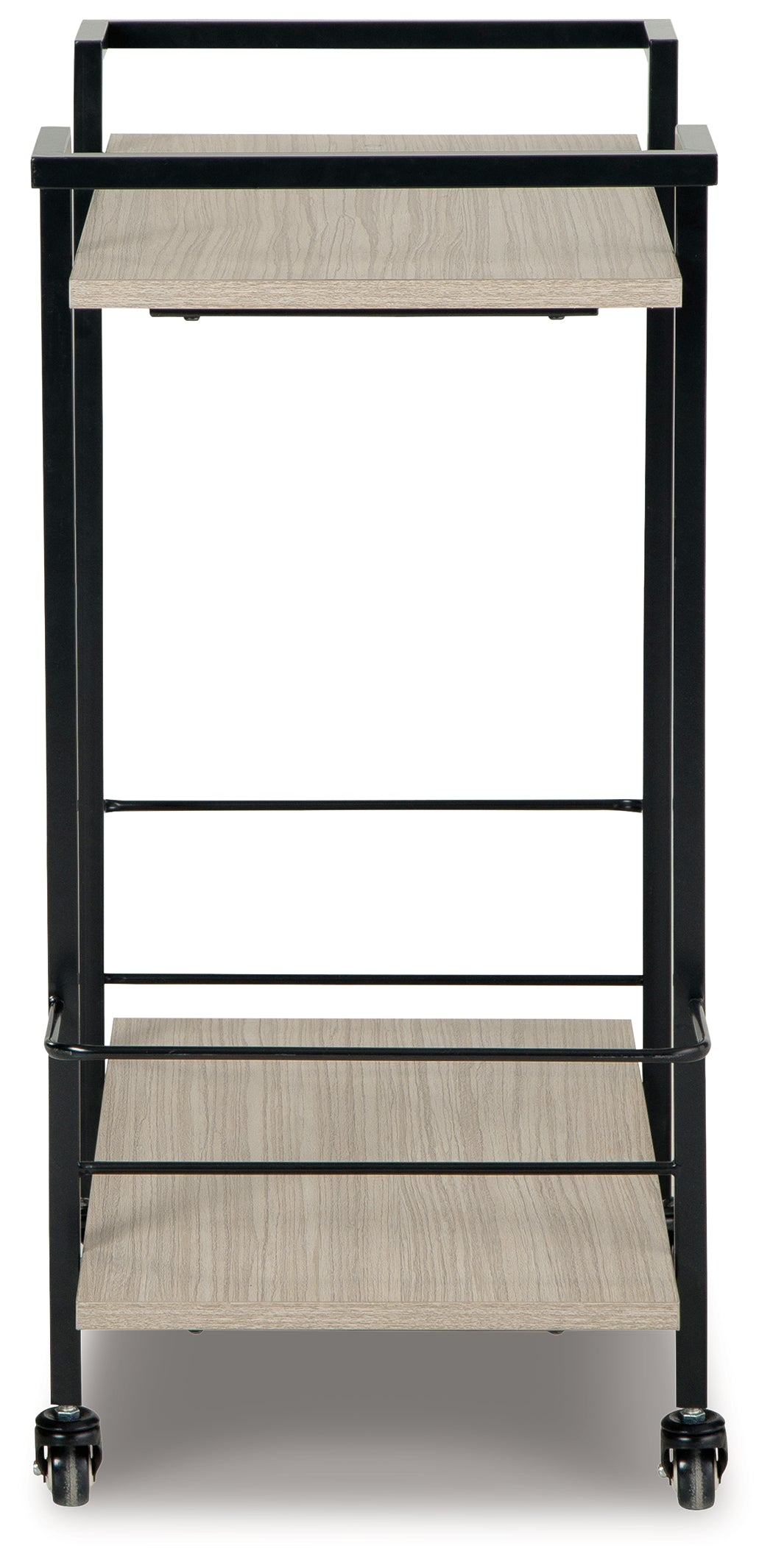 Furniture City Laplace - Ashley Furniture - Waylowe Bar Cart - Bar Cart / Brown/Black - A4000389