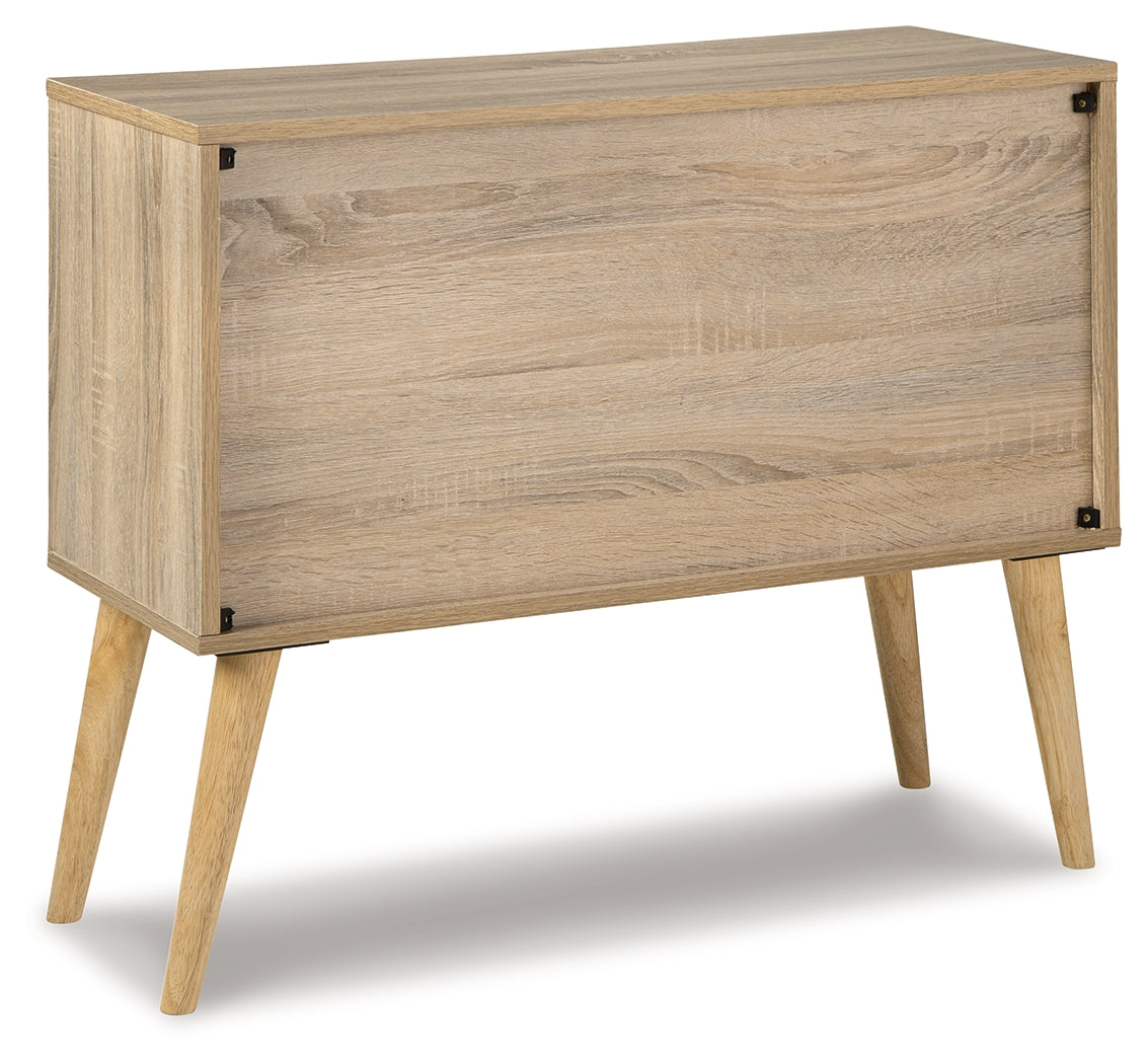 Furniture City Laplace - Ashley Furniture - Orinfield Accent Cabinet - Accent Cabinet / Natural/White - A4000396
