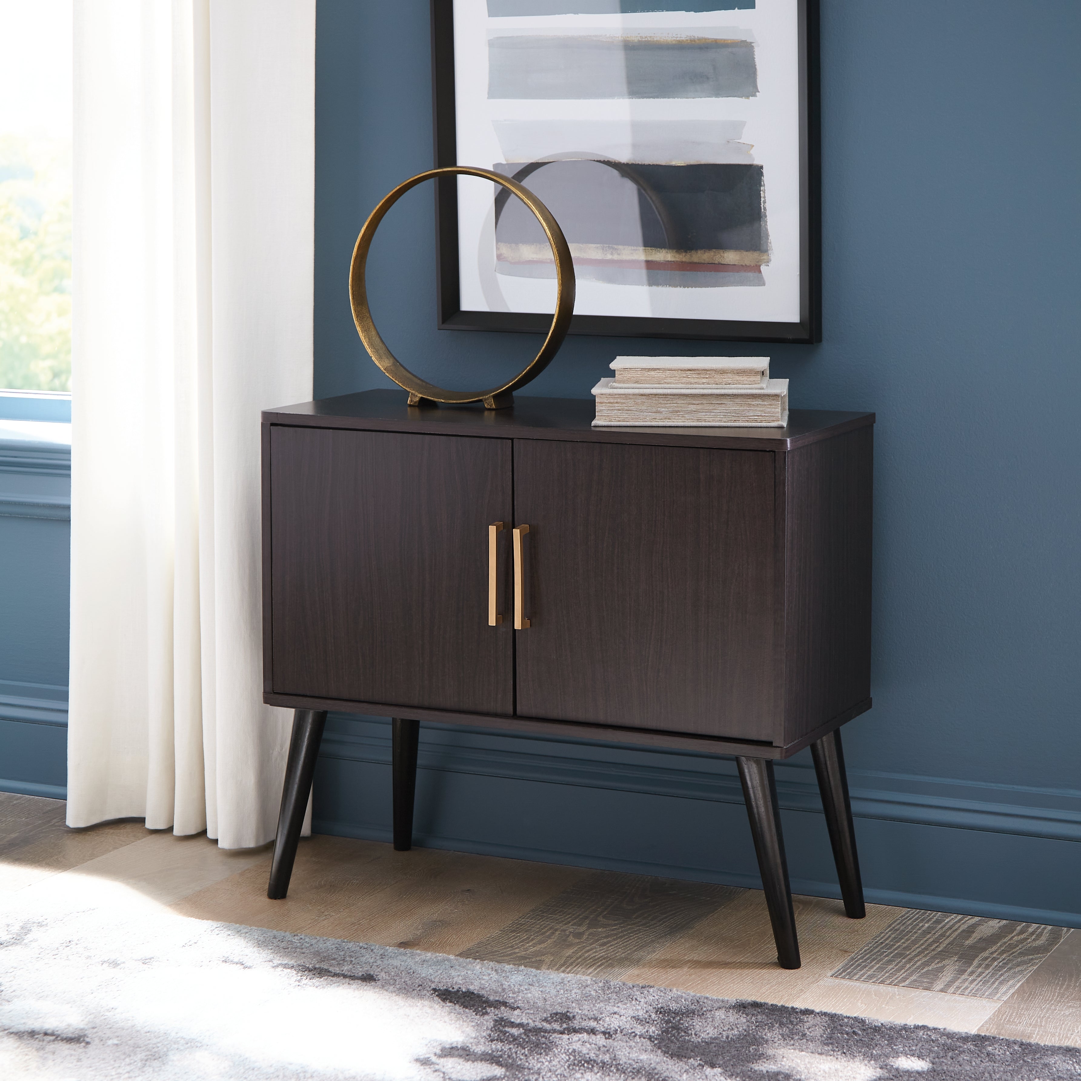 Furniture City Laplace - Ashley Furniture - Orinfield Accent Cabinet - Accent Cabinet / Dark Brown - A4000399