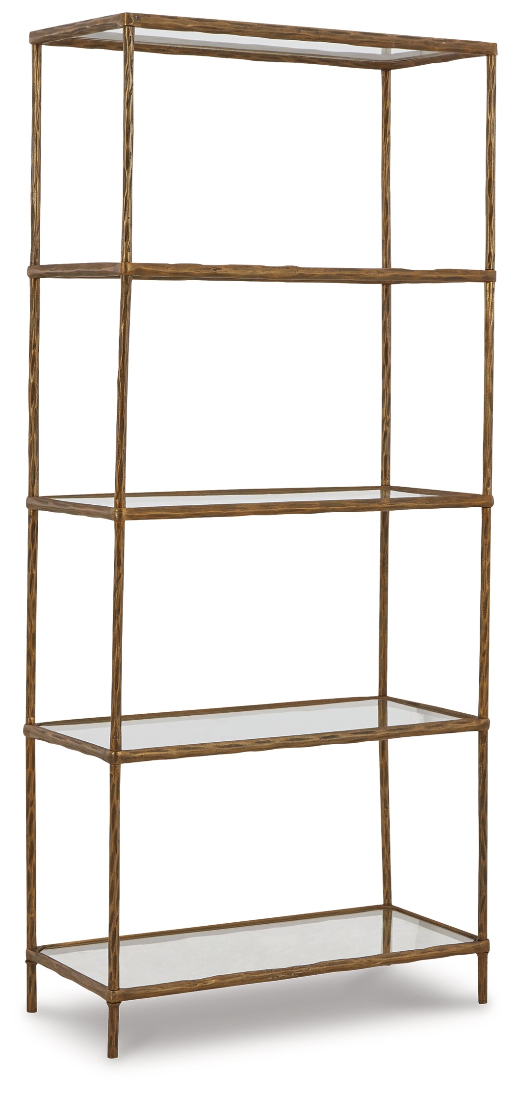 Furniture City Laplace - Ashley Furniture - Ryandale Bookcase - Bookcase / Antique Brass Finish - A4000441