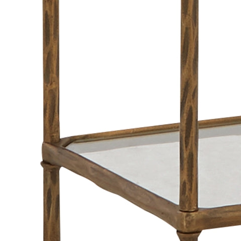 Furniture City Laplace - Ashley Furniture - Ryandale Bookcase - Bookcase / Antique Brass Finish - A4000441