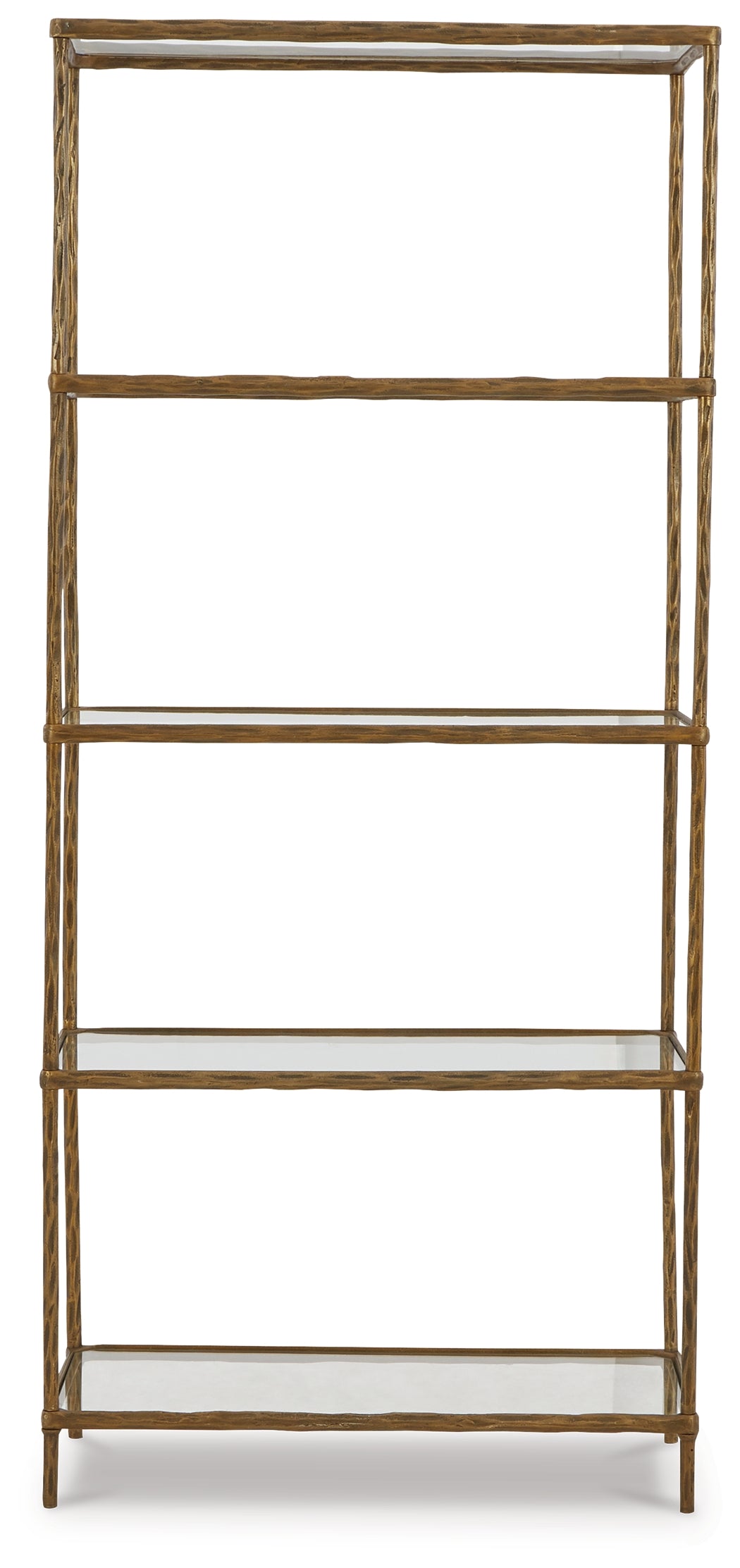 Furniture City Laplace - Ashley Furniture - Ryandale Bookcase - Bookcase / Antique Brass Finish - A4000441