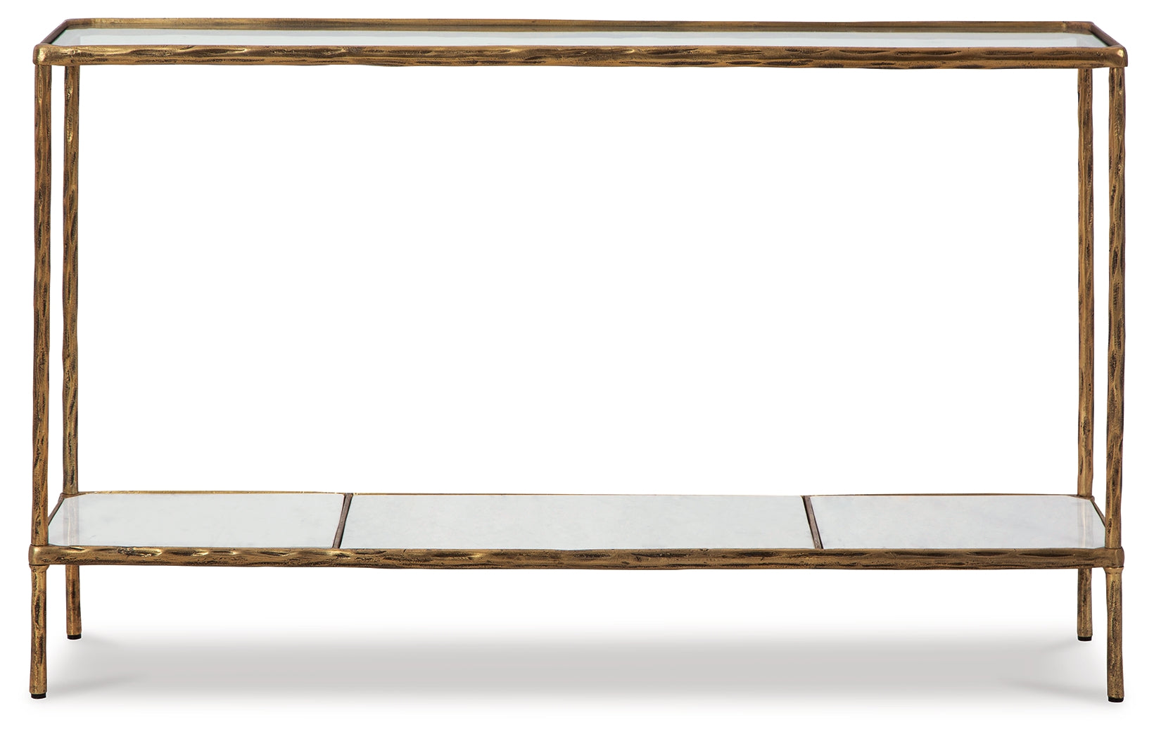 Furniture City Laplace - Ashley Furniture - Ryandale Console Sofa Table - Console Sofa Table / Antique Brass Finish - A4000443