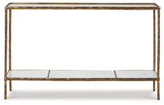 Furniture City Laplace - Ashley Furniture - Ryandale Console Sofa Table - Console Sofa Table / Antique Brass Finish - A4000443