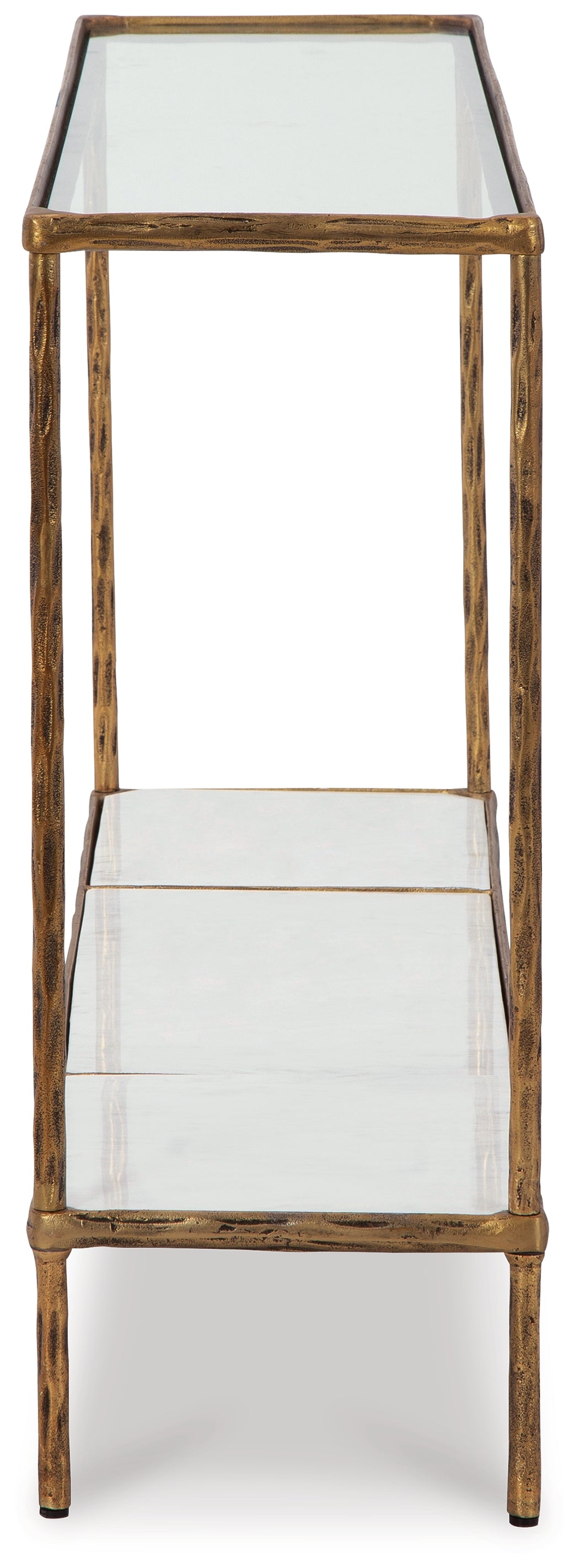 Furniture City Laplace - Ashley Furniture - Ryandale Console Sofa Table - Console Sofa Table / Antique Brass Finish - A4000443