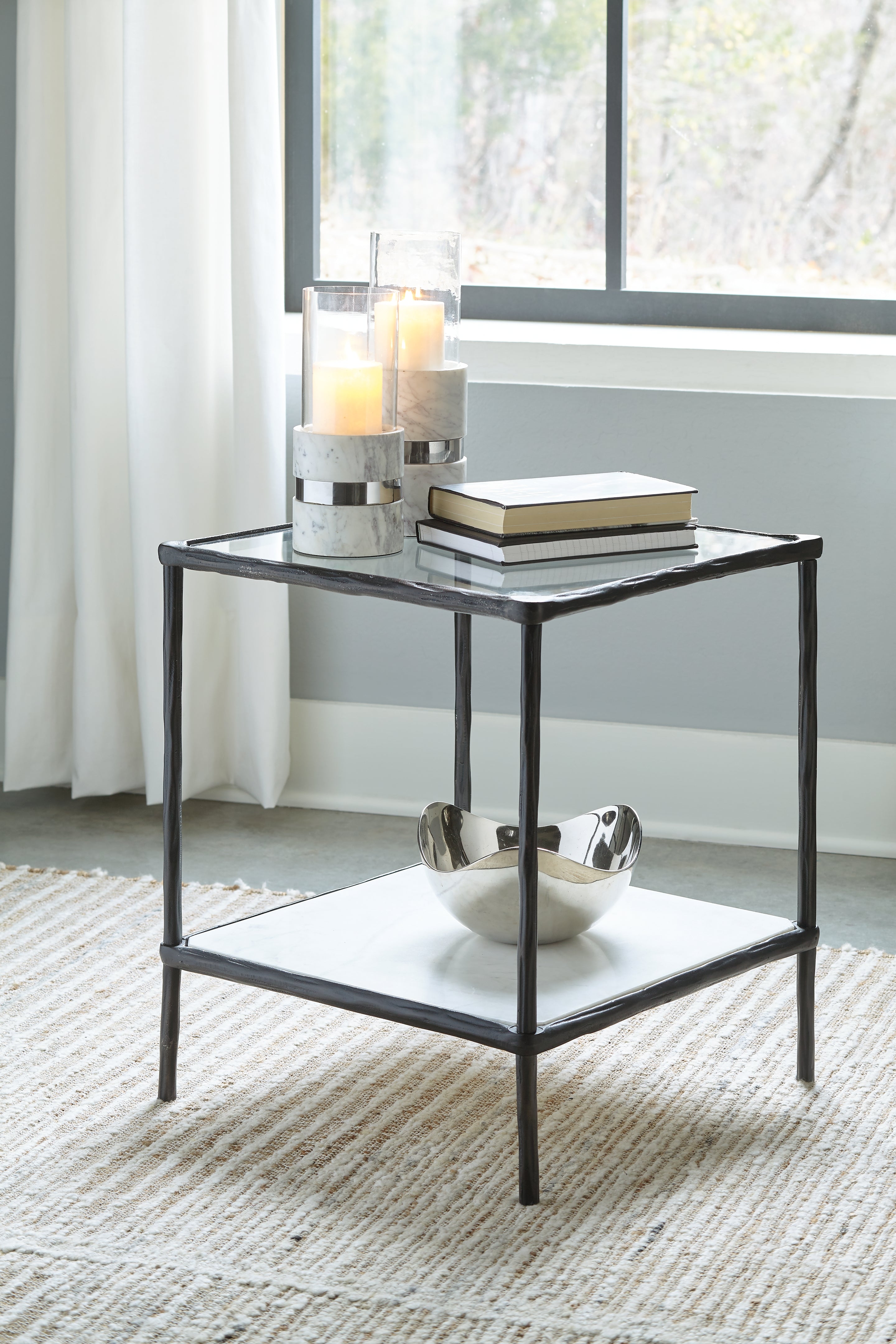 Furniture City Laplace - Ashley Furniture - Ryandale Accent Table - Accent Table / Antique Black - A4000462
