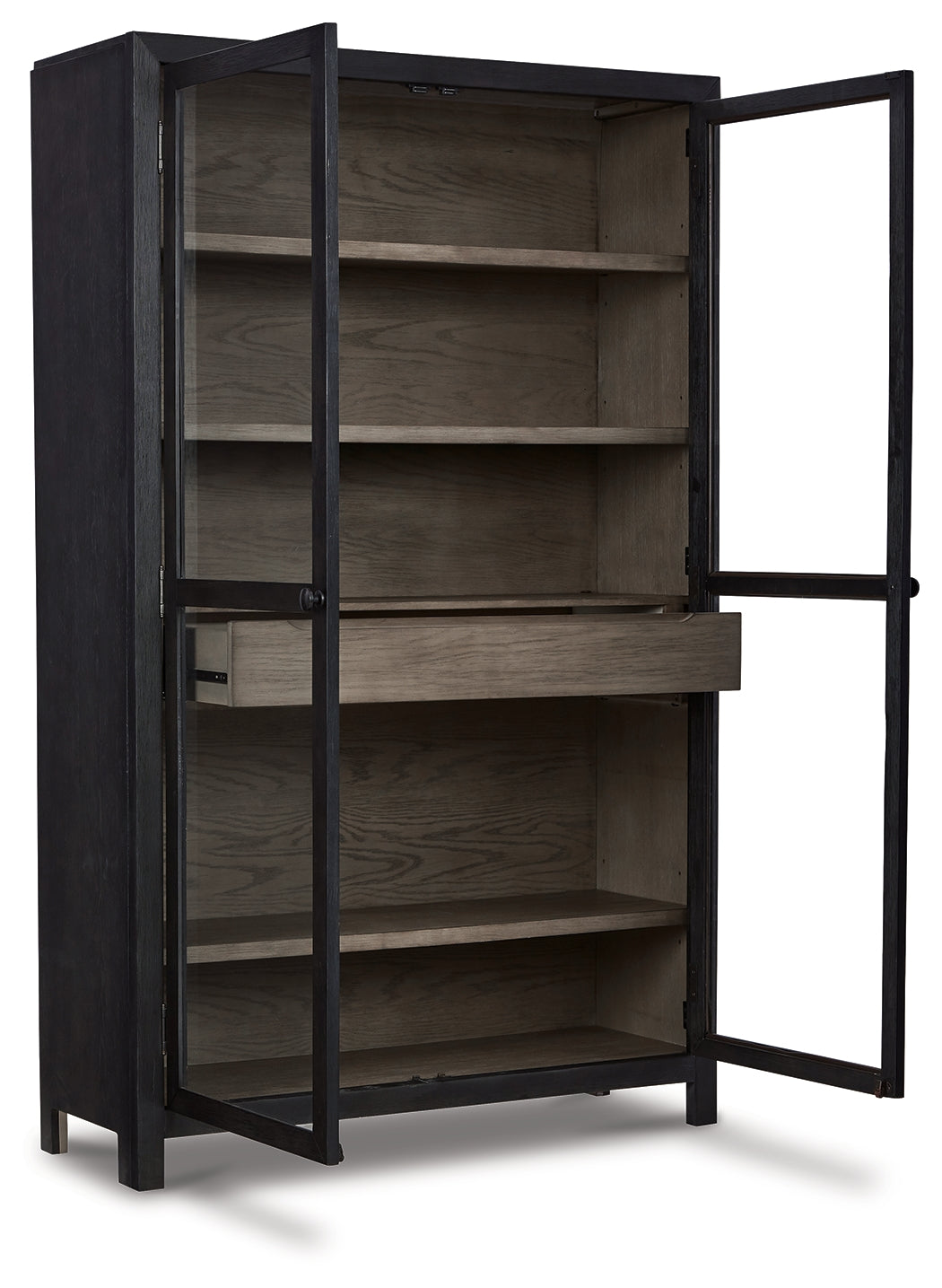 Furniture City Laplace - Ashley Furniture - Lenston Accent Cabinet - Accent Cabinet / Black/Gray - A4000507