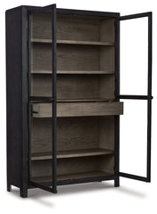 Furniture City Laplace - Ashley Furniture - Lenston Accent Cabinet - Accent Cabinet / Black/Gray - A4000507
