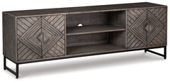 Furniture City Laplace - Ashley Furniture - Treybrook Accent Cabinet - Accent Cabinet / Distressed Gray - A4000512