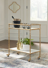 Furniture City Laplace - Ashley Furniture - Plattfield Bar Cart - Bar Cart - A4000625