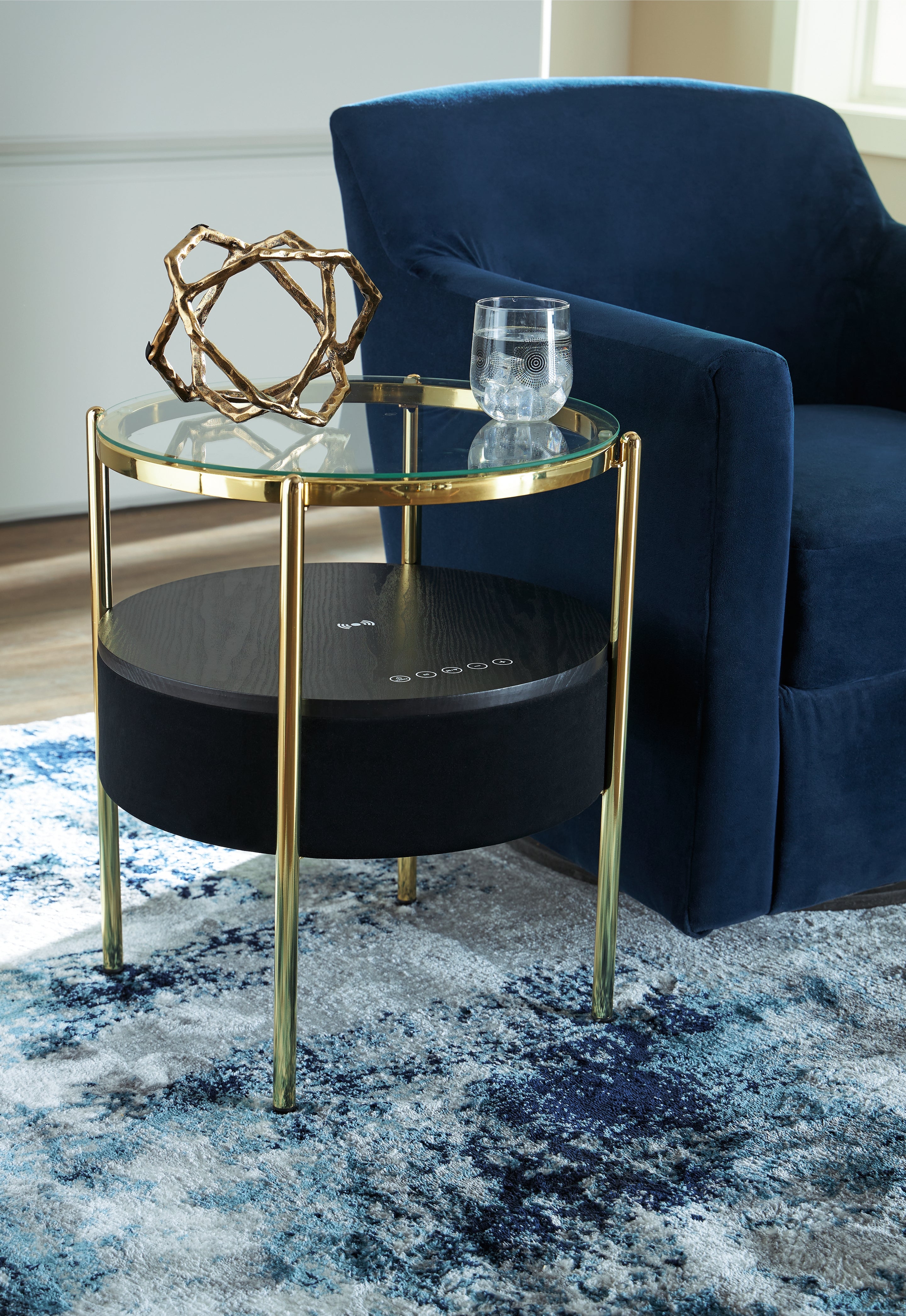 Furniture City Laplace - Ashley Furniture - Nedman Accent Table with Speaker - Accent Table with Speaker - A4000669