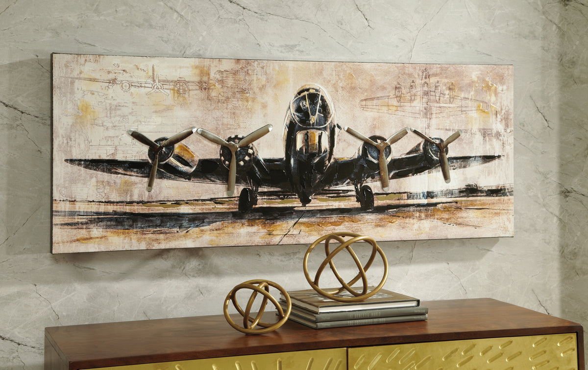 Furniture City Laplace - Ashley Furniture - Kalene Wall Decor - Wall Art / Brown/Black - A8000152