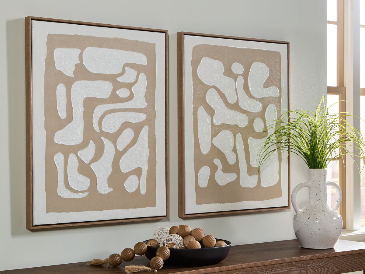 Furniture City Laplace - Ashley Furniture - Waldett Wall Decor - Wall Art Set (Set of 2) - A8000503