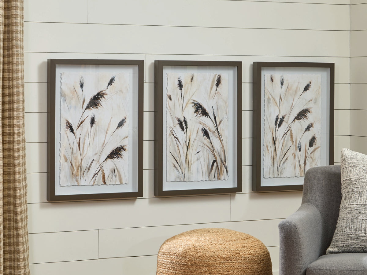 Furniture City Laplace - Ashley Furniture - Honslow Wall Decor - Wall Art Set (3/CN) - A8000506