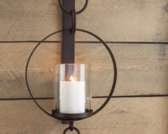 Furniture City Laplace - Ashley Furniture - Ogaleesha Wall Decor - Wall Sconce / Brown - A8010036