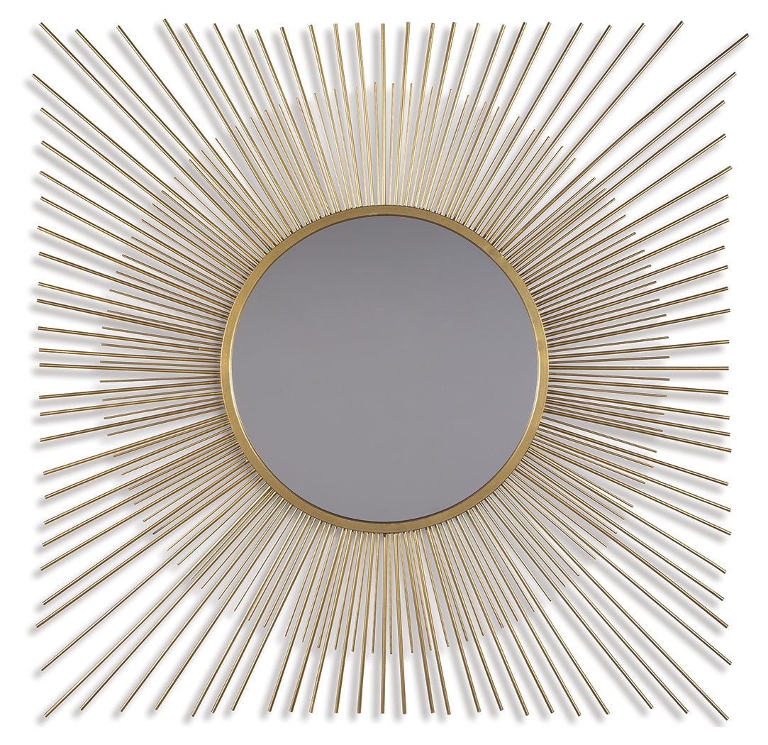 Furniture City Laplace - Ashley Furniture - Elspeth Mirror - Accent Mirror / Gold Finish - A8010124