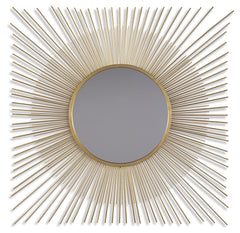 Furniture City Laplace - Ashley Furniture - Elspeth Mirror - Accent Mirror / Gold Finish - A8010124