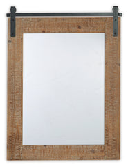Furniture City Laplace - Ashley Furniture - Lanie Mirror - Accent Mirror / Antique Brown - A8010223