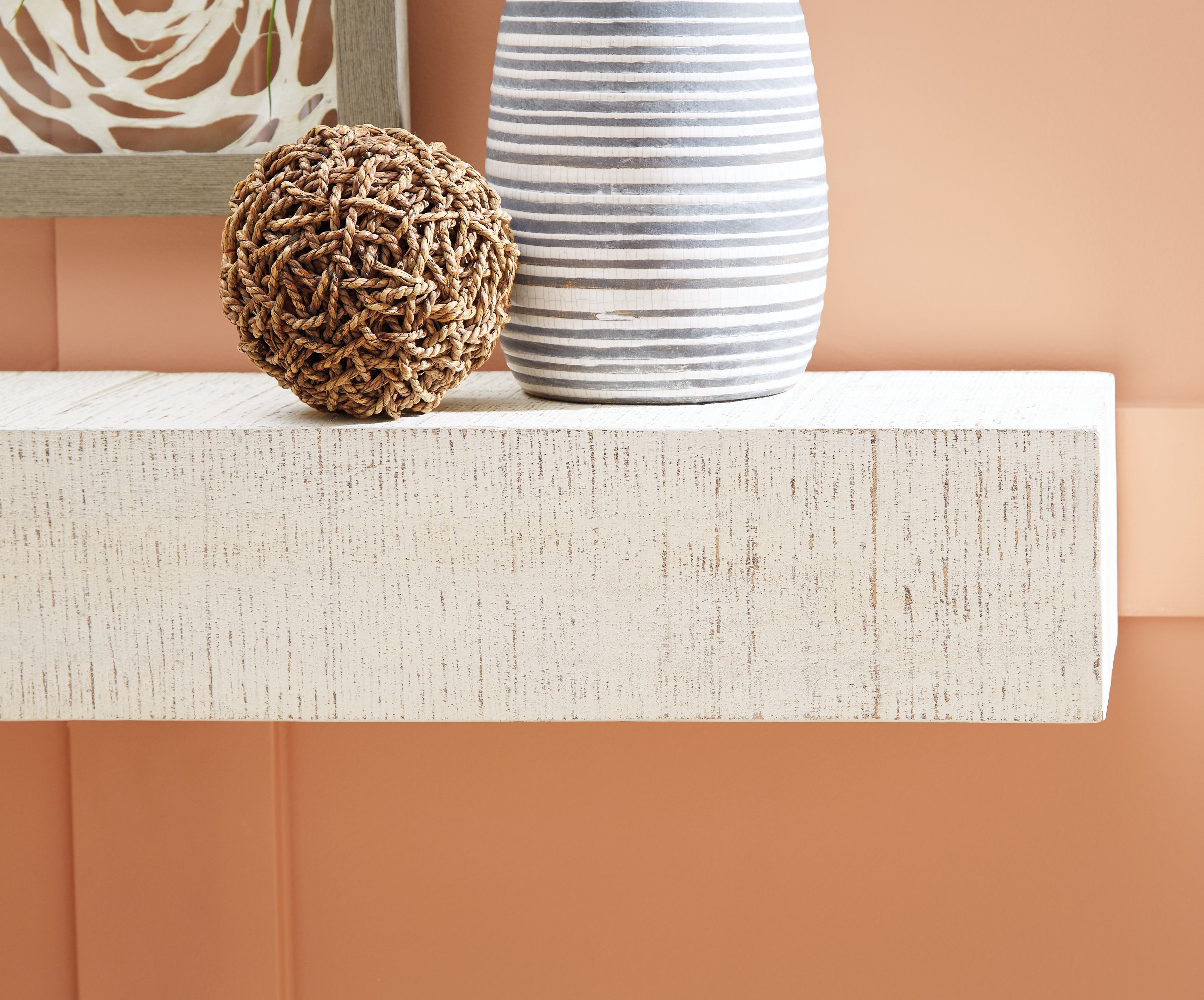 Furniture City Laplace - Ashley Furniture - Cadmon Wall Decor - Wall Shelf / Antique White - A8010259