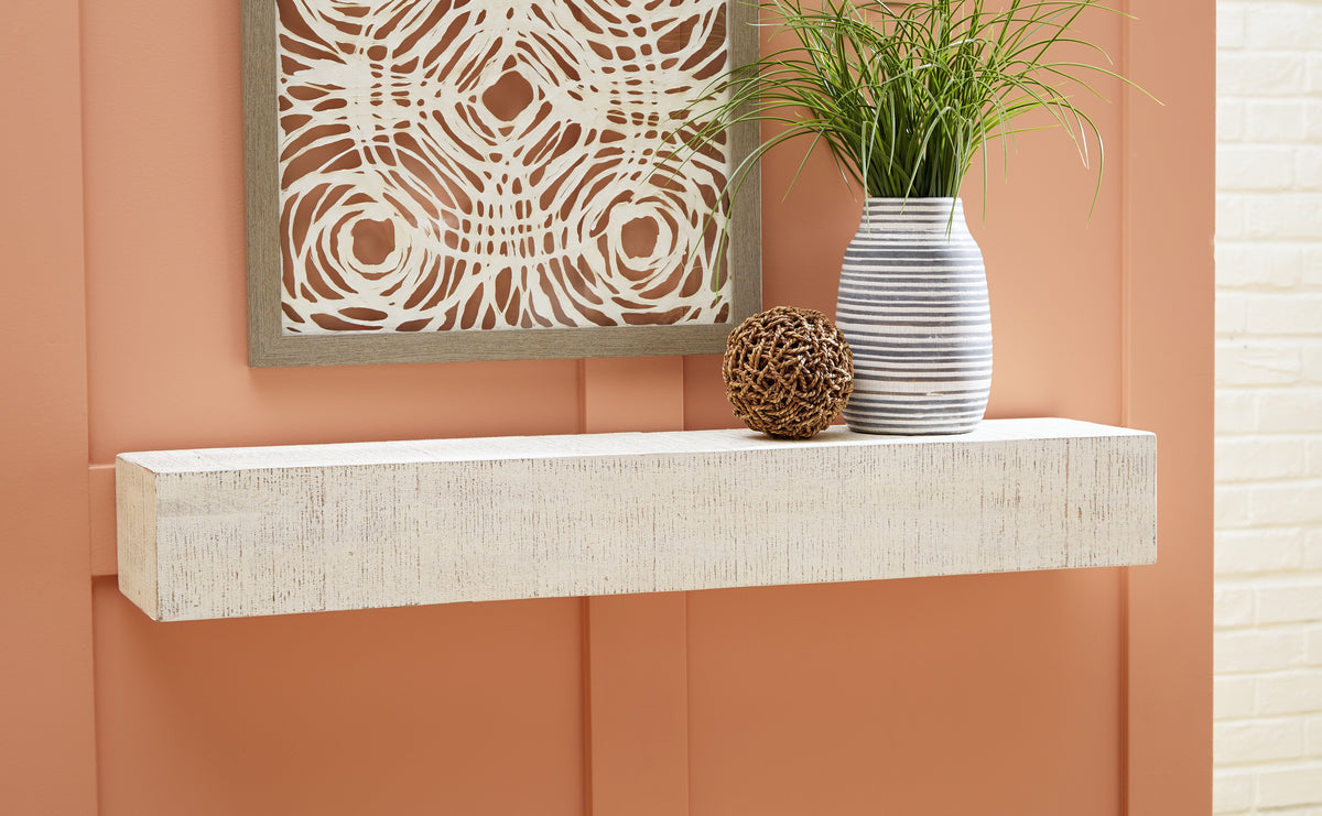 Furniture City Laplace - Ashley Furniture - Cadmon Wall Decor - Wall Shelf / Antique White - A8010259