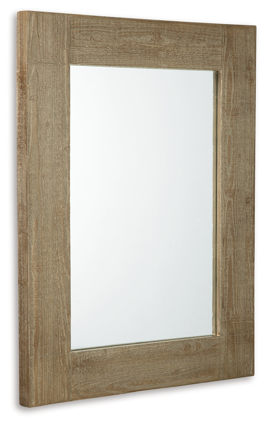 Furniture City Laplace - Ashley Furniture - Waltleigh Mirror - Accent Mirror / Distressed Brown - A8010277
