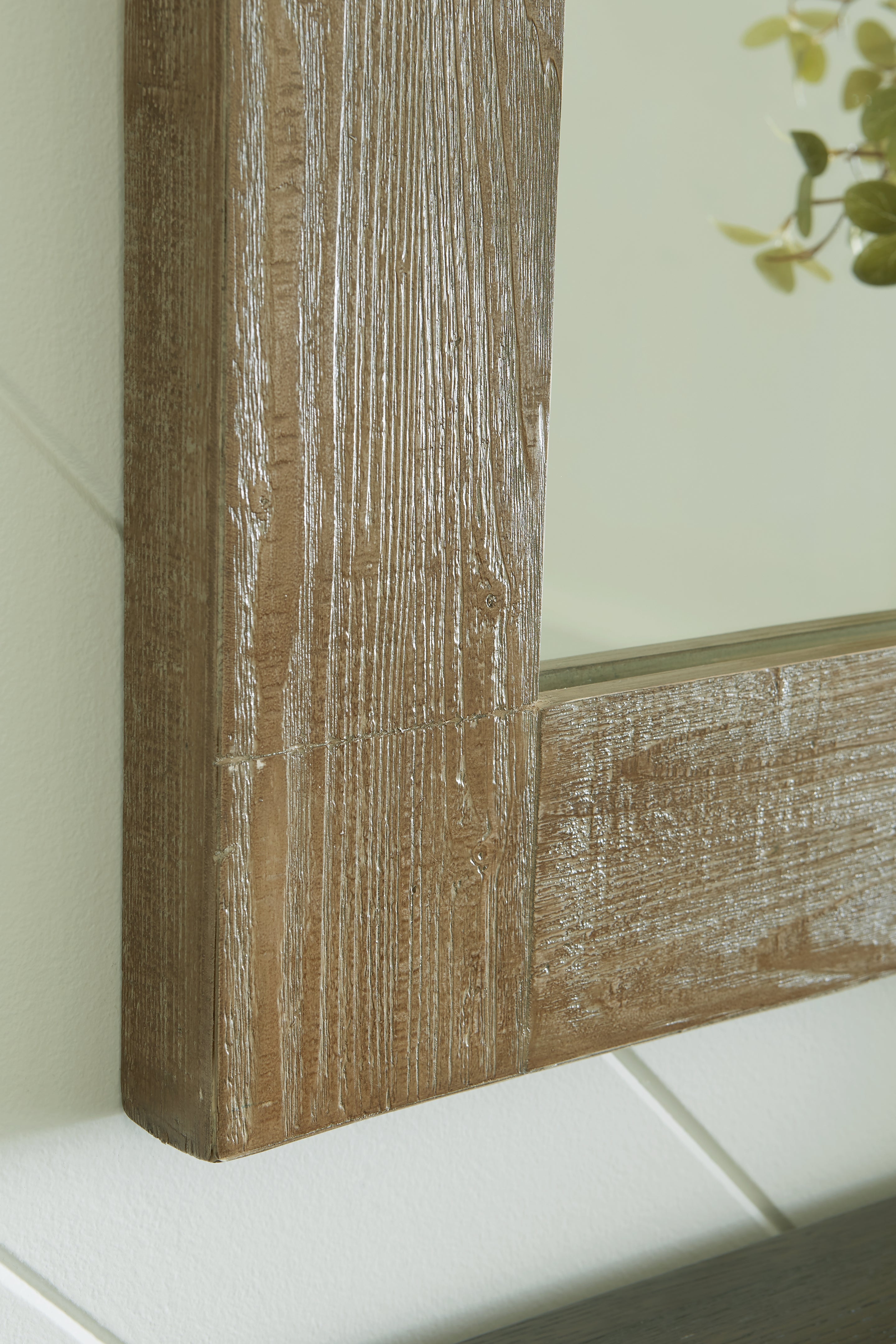 Furniture City Laplace - Ashley Furniture - Waltleigh Mirror - Accent Mirror / Distressed Brown - A8010277