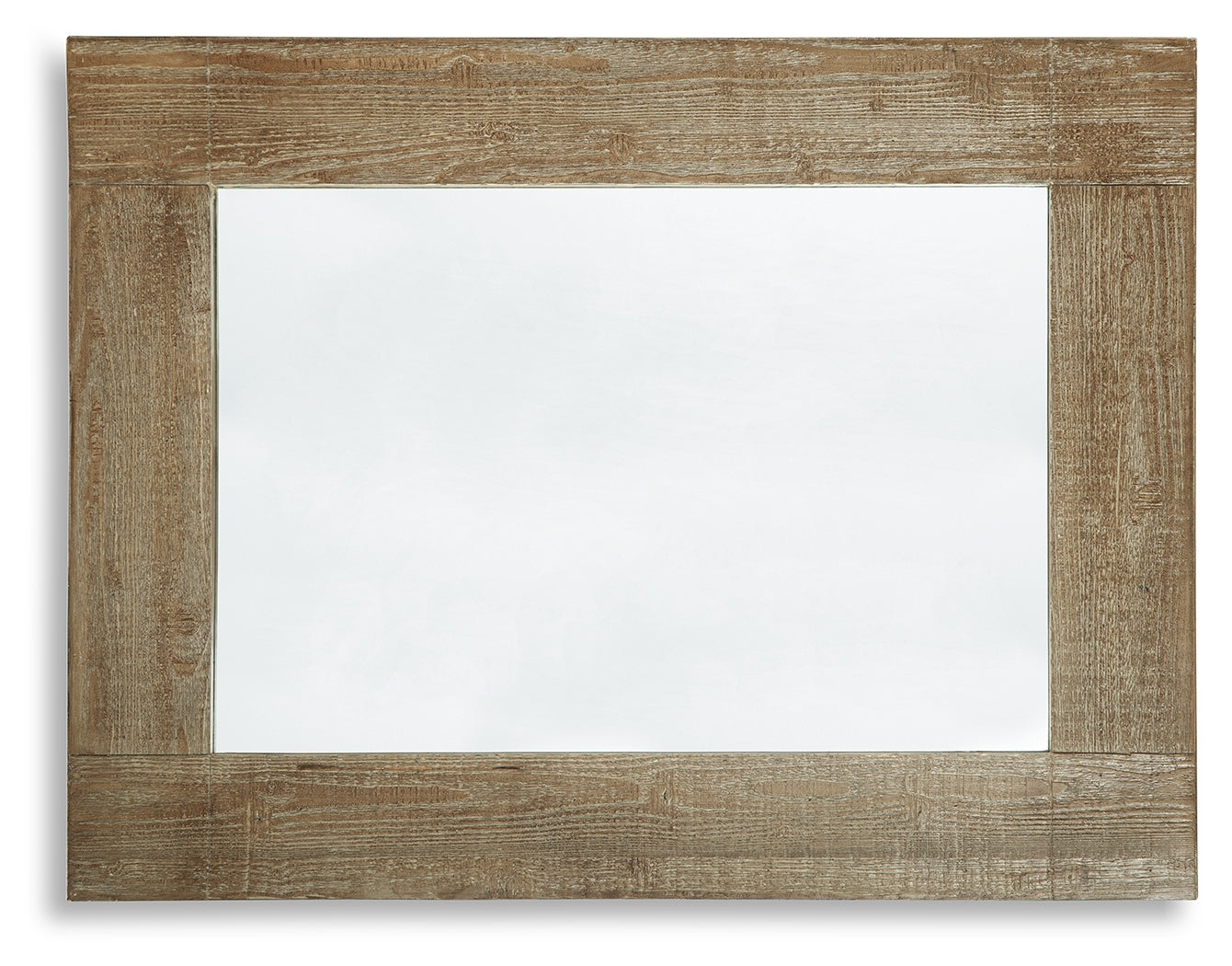 Furniture City Laplace - Ashley Furniture - Waltleigh Mirror - Accent Mirror / Distressed Brown - A8010277