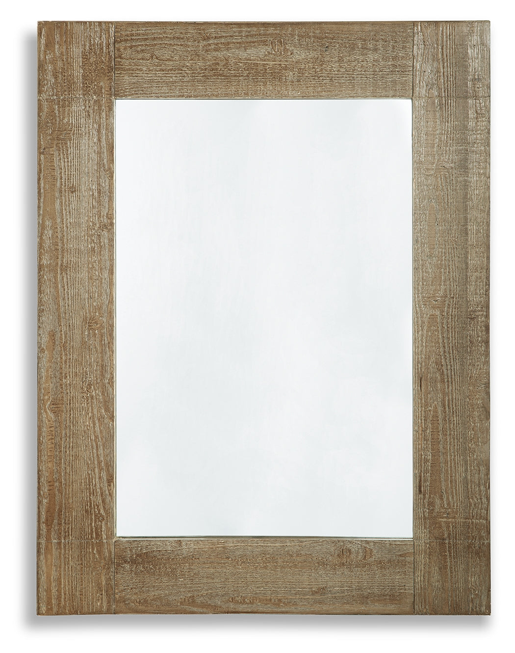 Furniture City Laplace - Ashley Furniture - Waltleigh Mirror - Accent Mirror / Distressed Brown - A8010277