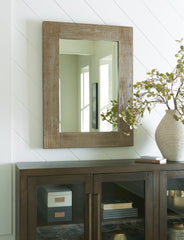 Furniture City Laplace - Ashley Furniture - Waltleigh Mirror - Accent Mirror / Distressed Brown - A8010277