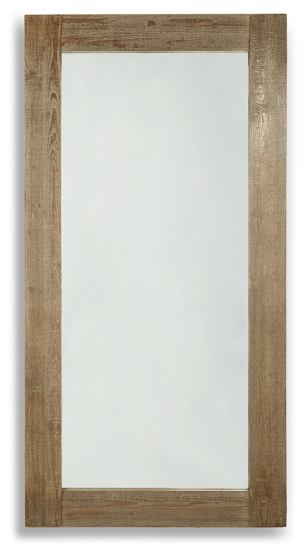 Furniture City Laplace - Ashley Furniture - Waltleigh Mirror - Floor Mirror / Distressed Brown - A8010278