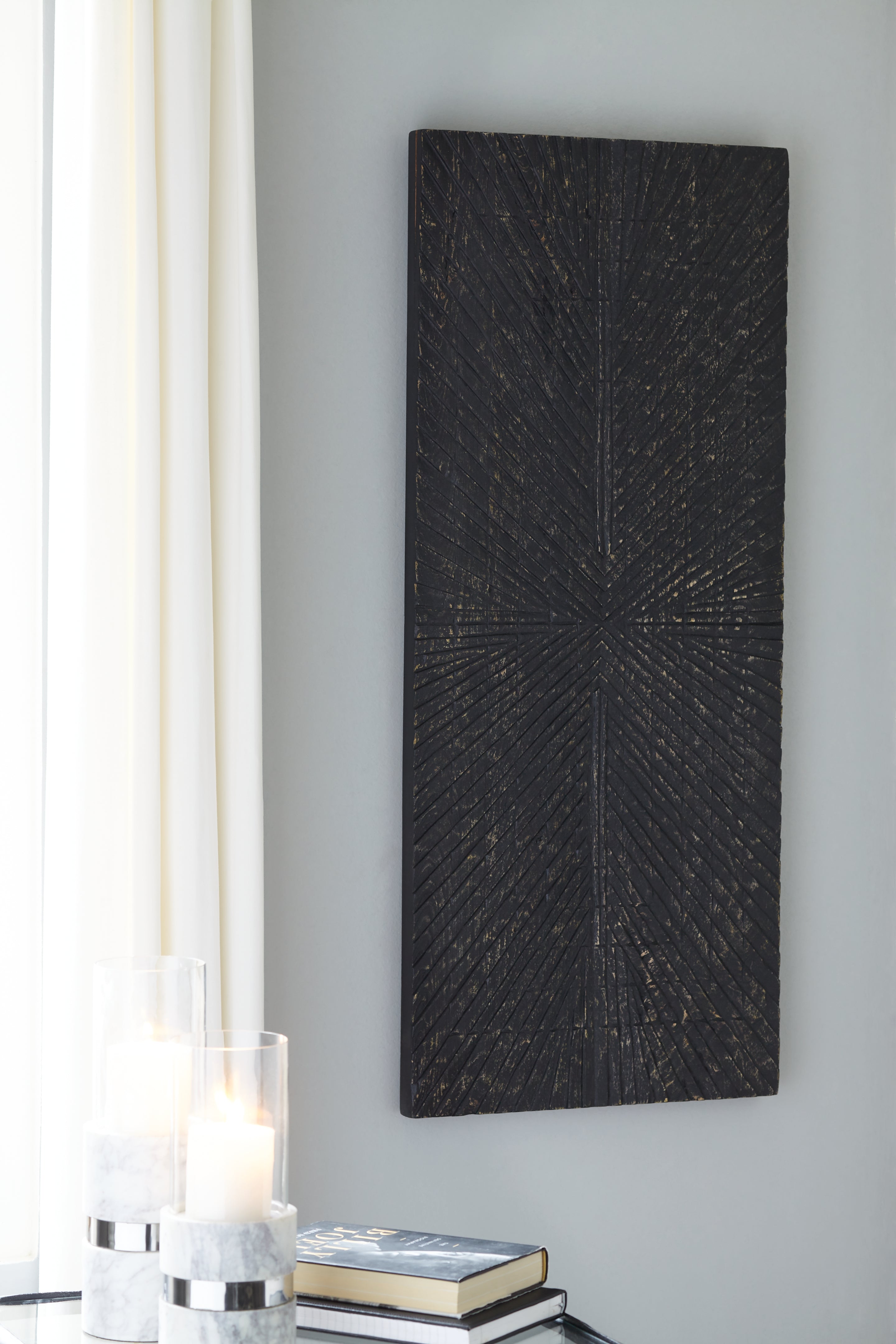 Furniture City Laplace - Ashley Furniture - Lenora Wall Decor - Wall Decor / Distressed Brown - A8010280