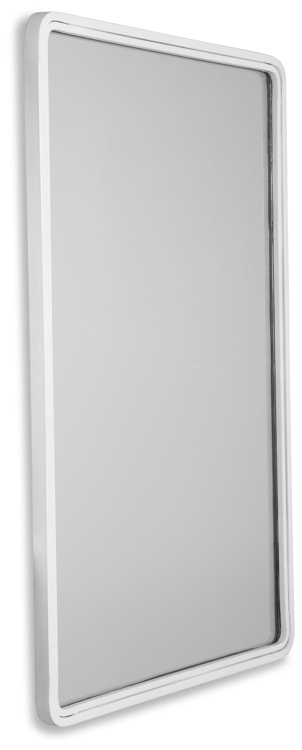 Furniture City Laplace - Ashley Furniture - Brocky Mirror - Accent Mirror / White - A8010293