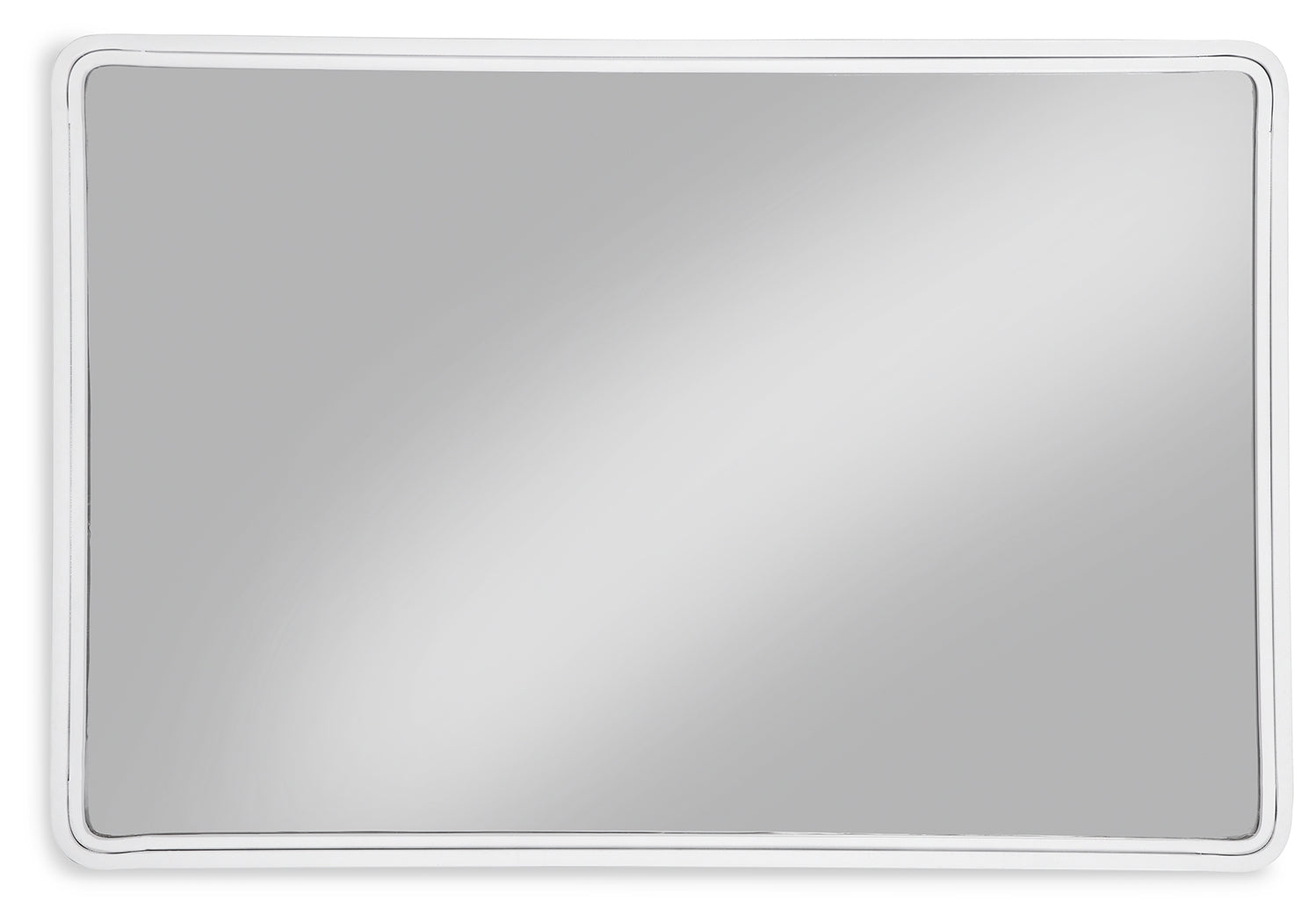 Furniture City Laplace - Ashley Furniture - Brocky Mirror - Accent Mirror / White - A8010293