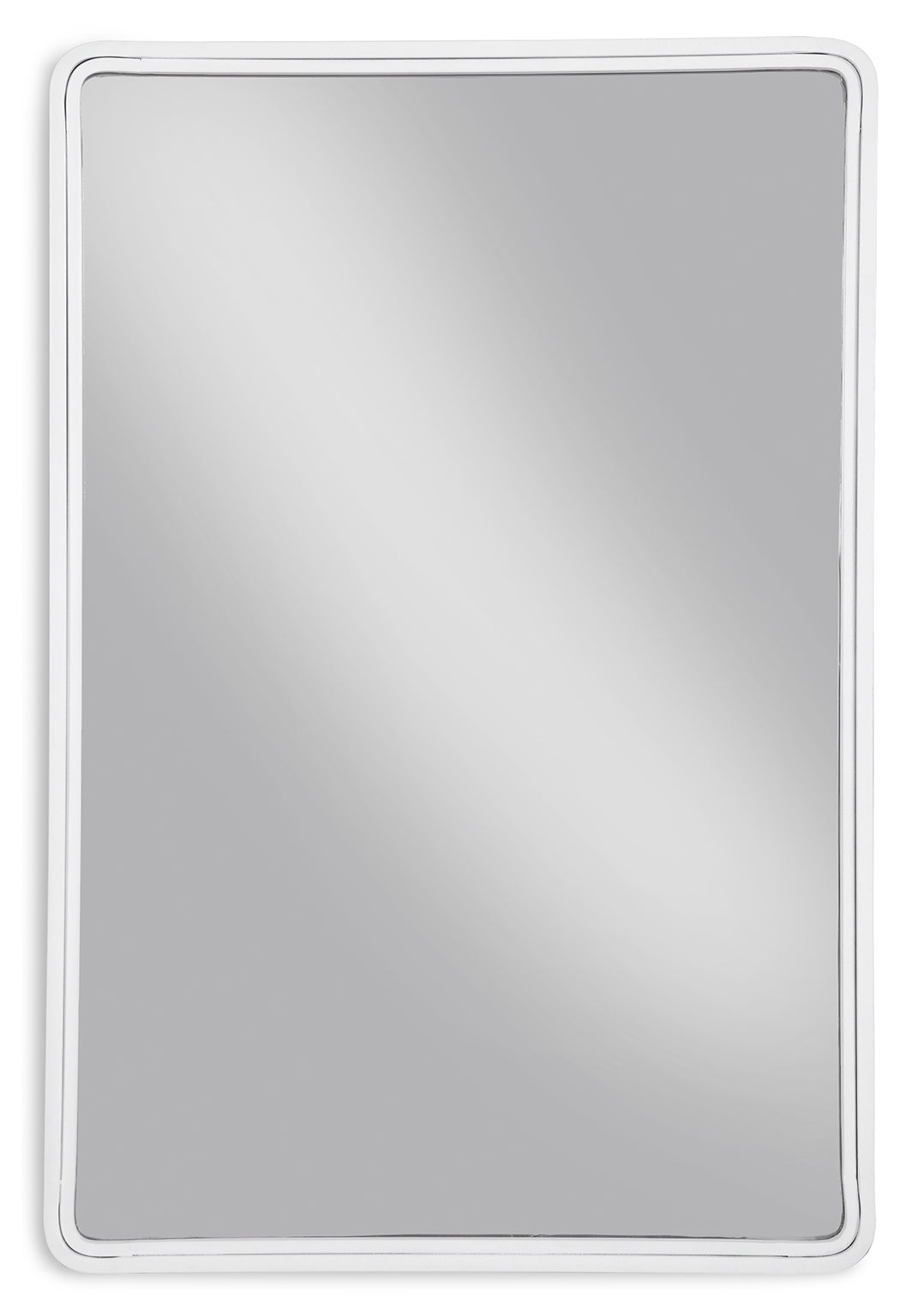 Furniture City Laplace - Ashley Furniture - Brocky Mirror - Accent Mirror / White - A8010293