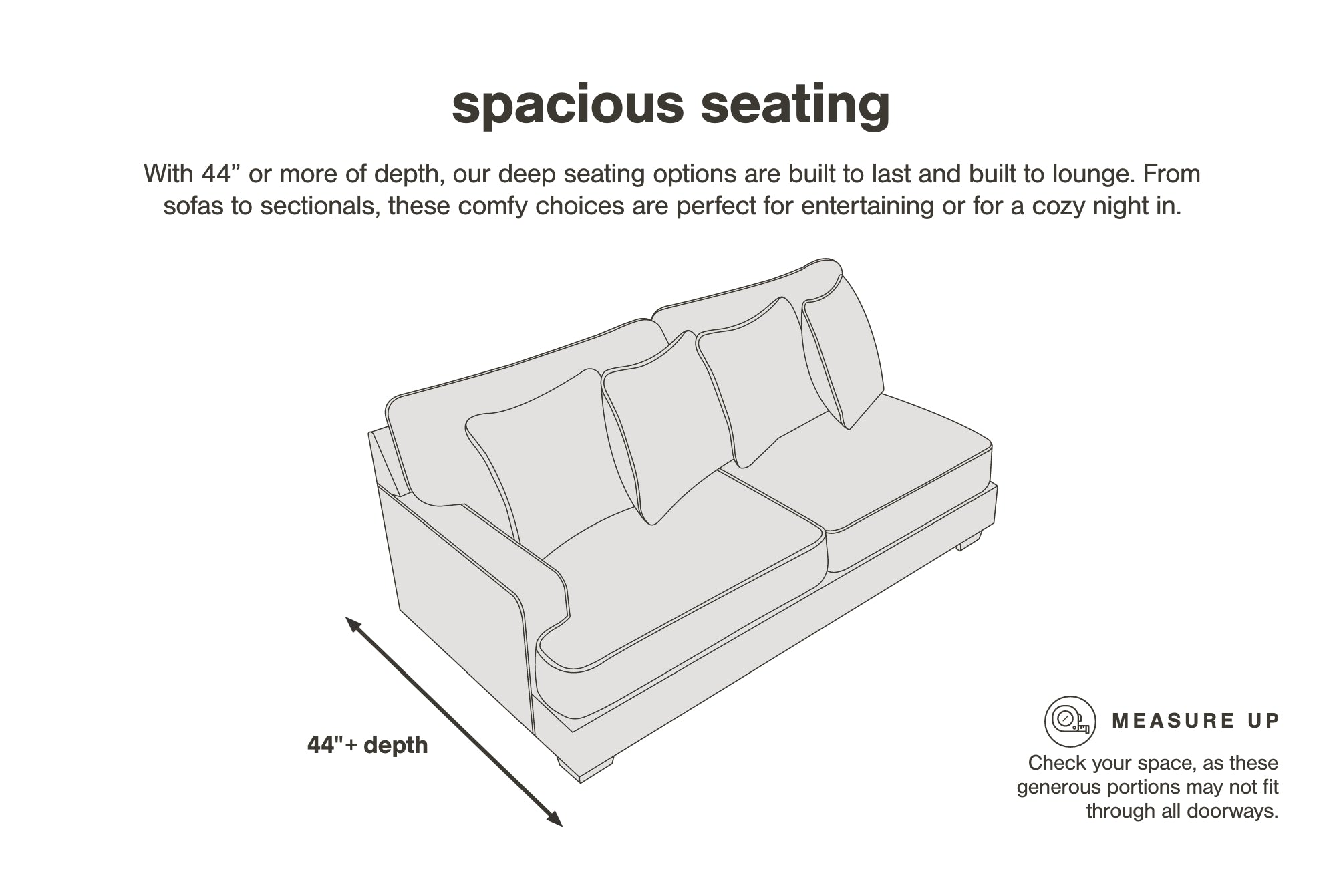 Furniture City Laplace - Ashley Furniture - Regent Park Sectionals - RAF 3-Piece Sectional Sofa / Pewter - 14404S5