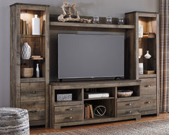 Furniture City Laplace - Ashley Furniture - Trinell Entertainment Center - Bridge / Brown - W446-27