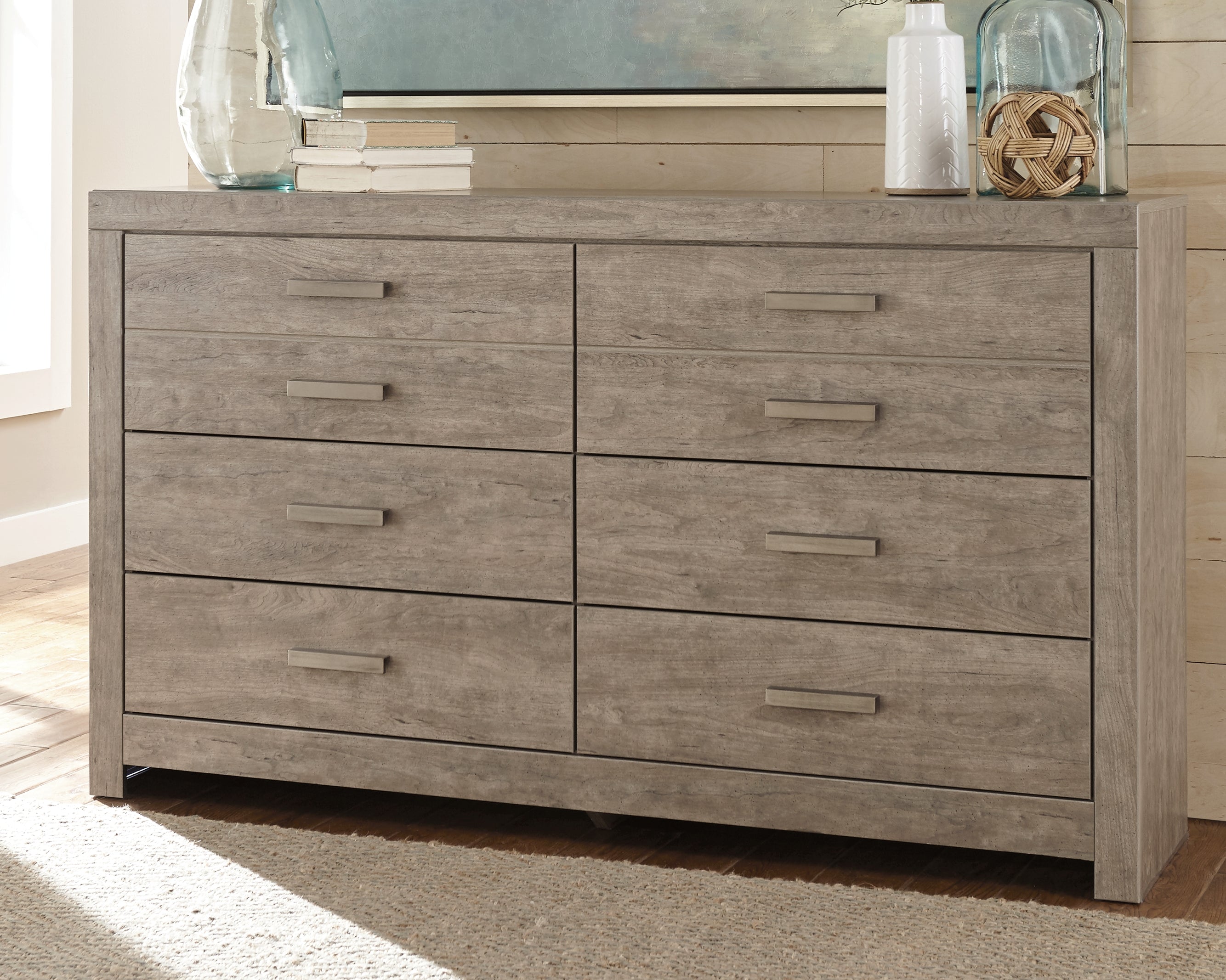 Furniture City Laplace - Ashley Furniture - Culverbach Bedroom - Six Drawer Dresser / Gray - B070-31